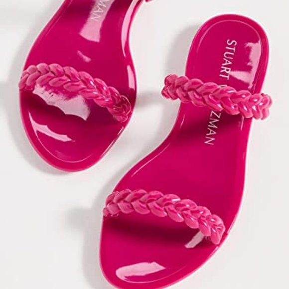 Stuart Weitzman Shoes - Stuart Weitzman $125 Braida Sawyer Jelly Orchid Sandals Sz 7 NIB!